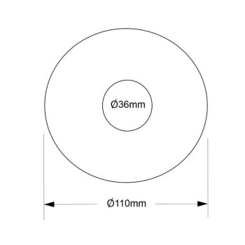 Pierścień redukcyjny Ufo cromo OR81848 - Orlicki Design